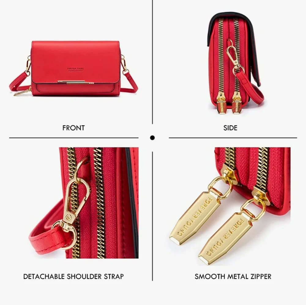 Lightweight Crossbody bag Red